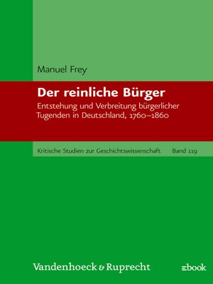 cover image of Der reinliche Bürger